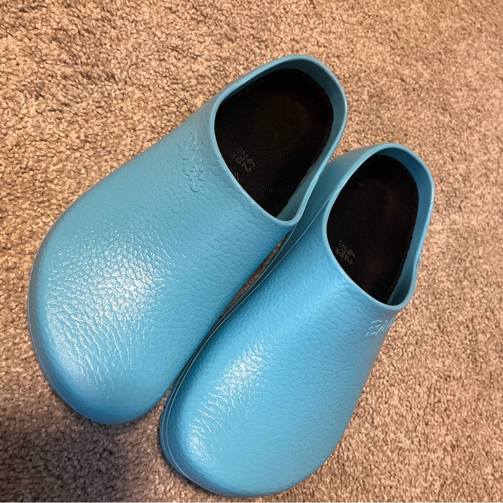 Birkenstock Super-Birki, Ciel Blue Light, Size 42, GENTLY WORN